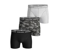 Björn Borg - 3 Paar Herren Cotton Rich Comfort Stretch Fit Boxershorts - Grau Mix S