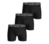 Björn Borg - 3 Paar Herren Cotton Rich Comfort Stretch Fit Boxershorts - Schwarz M