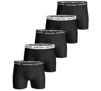 Björn Borg 5P Essential Shorts Solids Schwarz Baumwolle X-Large Herren