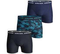 Björn Borg 6P Essential Shadeline Shorts Marine/Blau Baumwolle X-Small Herren