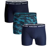 Björn Borg 3P Essential Shadeline Shorts Marine/Blau Baumwolle Medium Herren