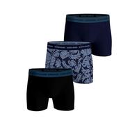 Björn Borg Boxers Cotton Stretch 3-Pack Schwarz Blau - Grösse - Herren - Bekleidung - Body-fit - Baumwolle - Perfekt für Herbst und Winter