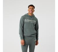 Björn Borg Classic Print Hoody Herren-dunkelgrün in dunkelgrün, Größe: XL
