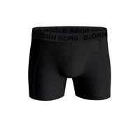 BJÖRN BORG Herren Boxershorts, 3er Pack - Cotton Stretch Trunks, Big Logo, Unterhose, Baumwolle Schwarz XL