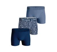Björn Borg Herren Cotton Stretch Boxershorts NOOS 3er-Pack Herren Blue/Navy S