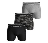 Björn Borg Cotton Stretch Boxer 3P Short Herren-Oliv,Grün oliv | Größe: S (nur noch 2 Artikel auf Lager)