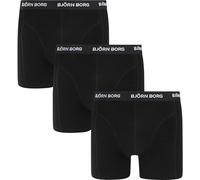 Björn Borg 3P Essential Shorts Schwarz/Blau Baumwolle XX-Large Herren