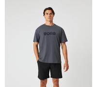 Björn Borg Gym Oversized T-Shirt Herren-Dunkelgrau in dunkelgrau, Größe: L (nur noch wenige Artikel verfügbar)