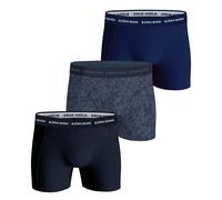 Björn Borg 3P Essential Shorts Blau Muster Baumwolle XX-Large Herren