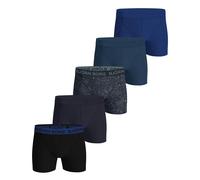 BJÖRN BORG Herren Boxershorts, 5er Pack - Cotton Stretch Boxer 5P, Unterhose, Baumwolle Blau XL