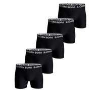 Björn Borg Herren, Baumwolle, Stretch, 5 Stück Boxershorts, Schwarz, XXL