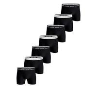 Boxershorts BJÖRN BORG "Boxershort 7er Pack", Herren, Gr. XL, schwarz (schwarz, weiß), Obermaterial: 95% Baumwolle CO. 5% Elasthan EL., Unterhosen (64271859-XL) schwarz, weiß