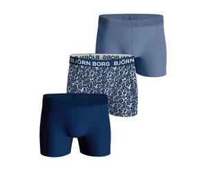 Björn Borg Herren Cotton Stretch Boxershorts NOOS 3er-Pack Herren Blue/Navy S
