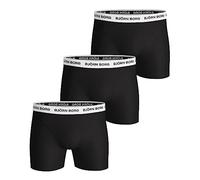 BJÖRN BORG Noos Contrast Solids Boxer Short 3er Pack Herren , Farbe: schwarz , Größe: XXL