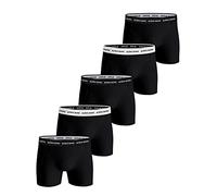Björn Borg Herren Solid Waistband 5er-Pack Stretch Baumwolle Boxershorts