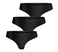 Björn Borg Invisible String 3er-Pack Damen L Schwarz