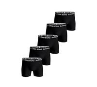 Björn Borg Jungen Core Boxer 5p Boxershorts, Schwarz, 8 Jahre (5er Pack)