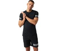 Björn Borg Men's Borg T-Shirt Black Beauty/Red Black Beauty/Black L