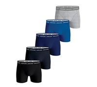 Björn Borg Mens Solid 5-Pack Boxers - Blau Depths - XXL