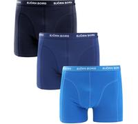 Björn Borg Shorts 3er-Pack Dunkelblau Hellblau - Größe S Hellblau S