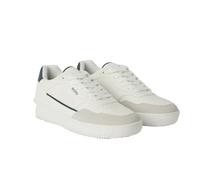 Björn Borg Sneaker, Kunstleder, Mesh-Futter, Recycelte Polyester-Innensohle für Männer (Weiß, EU Schuhgrößensystem, Erwachsene, Herren, Numerisch, M, 44)