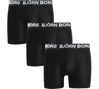 Björn Borg Boxers 3P Sports Microfiber Schwarz Polyester Medium Herren