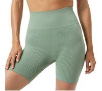 Björn Borg Studio Seamless Ribbed Shorts Hellgrün Polyamid Medium Damen