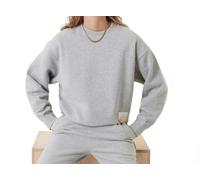 Björn Borg Women's Centre Crew Light Grey Melange XS