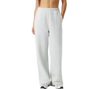 Björn Borg Women's Studio Oversized Straight Sweatpants Ultra Light Grey Melange L