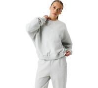 Björn Borg Women's Studio Oversized Sweatshirt Ultra Light Grey Melange XS