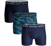 Bjorn Borg Baumwoll-Stretch-Boxershorts 3er Pack in Dunkelblau - Größe XXL Blau XXL