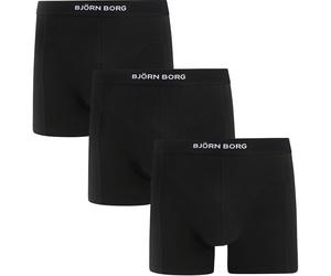 Bjorn Borg Bio-Baumwoll-Boxershorts 3er-Pack Schwarz - Größe L Schwarz L