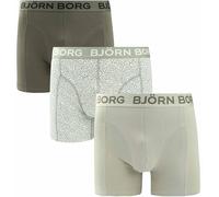 Bjorn Borg Boxers 3Pack Stretch Grün - Größe M Dunkelgrün M