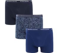 Bjorn Borg Cotton Stretch Boxershorts 3er-Pack Dunkelblau - Größe XL Blau XL