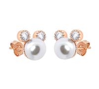 BJPERFMS Minni Mouse Ohrstecker, Perlen Ohrringe, Minni Ohrringe, Minni Maus Earrings, Cartoon Perlenohrringe, Schmuck Geschenke für Damen Mädchen