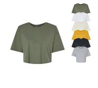 BL6482 Bella Damen Jersey T-Shirt bauchfrei Athletic Heather L