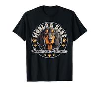 Black And Tan Coonhound Groovy World's best Coonhound Mama T-Shirt