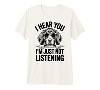 Black and Tan Coonhound Lustiger schwarz-hellbrauner Coonhound Premium T-Shirt