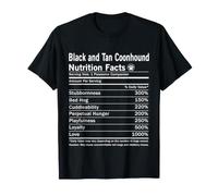 Black and Tan Coonhound Nährwertangaben, lustiger Hund T-Shirt