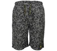 Black Cat Badeshorts Beach Shorts Grau/Schwarz Herren Größe S