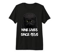 Black Cat Cornrows 9 lebt seit 1865 African American Retro Premium T-Shirt