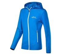 Black Crevice Damen Merino Kapuzenjacke, hawaiian blue, 36