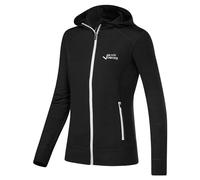 Black Crevice Damen Merino Kapuzenjacke, schwarz, 38