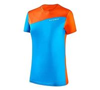 Black Crevice Damen Merino T-Shirt, Blue/orange, 46