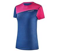 Black Crevice Damen Merino T-Shirt, Blue/pink, 36
