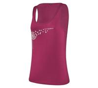 Black Crevice Damen Merino Tank Top Rhododendron I Größe 38 I T-Shirt mit Rundhals I 38% Merino Wolle, 57% Tencel™ Lyocell, 5% Elastane I Atmungsaktives & Feuchtigkeitsregulierendes Tank Top