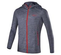 Black Crevice Herren Merino Kapuzenjacke, grau, S