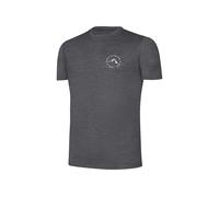 Black Crevice Herren Merino T-Shirt,anthrazit, S