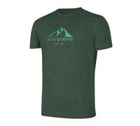 Black Crevice Herren Merino T-Shirt,Forest Green, 3XL