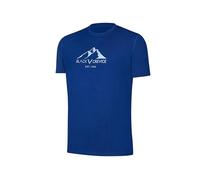 Black Crevice Herren Merino T-Shirt,Steel Blue, L
